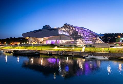 Musée des Confluences by night, Olivier Guerrin, September 2022 Musée des Confluences by night, Olivier Guerrin, September 2022